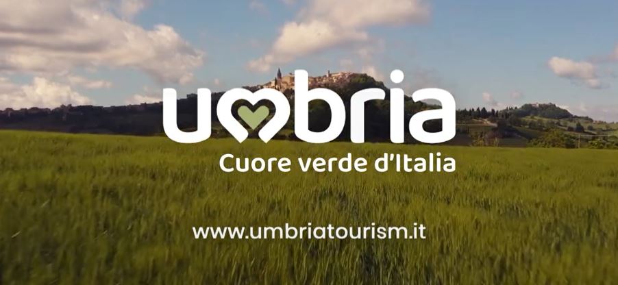umbria campagna cuore verde d'italia logo brand system marchio ombrello