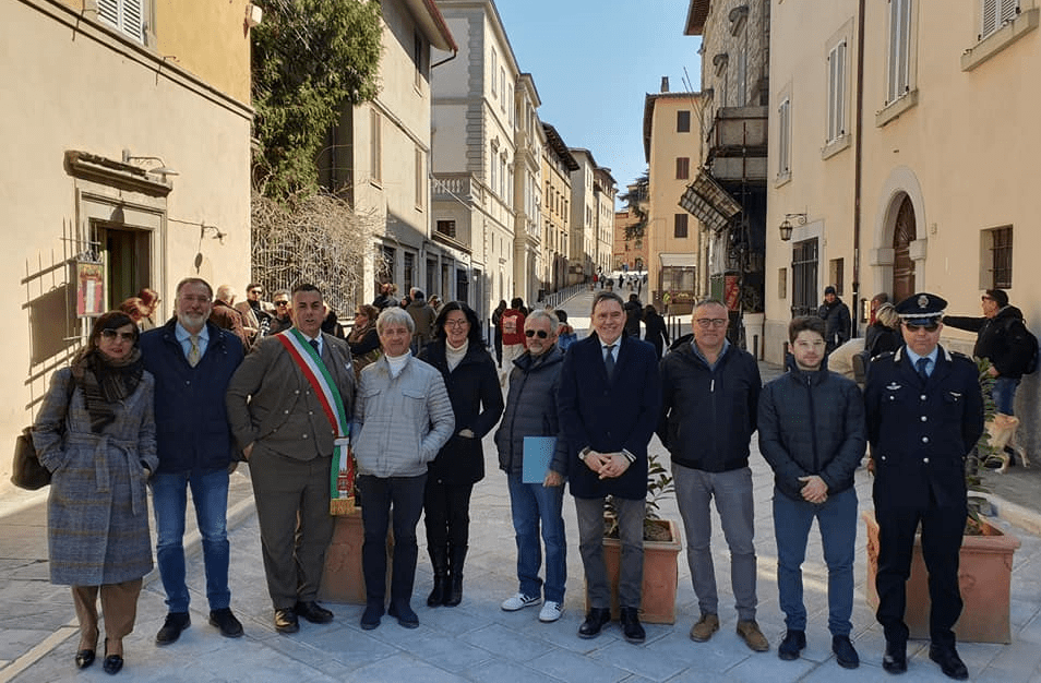 Rimessa a nuovo e riaperta Via Ciuffelli a Todi, principale ingresso al Centro Storico