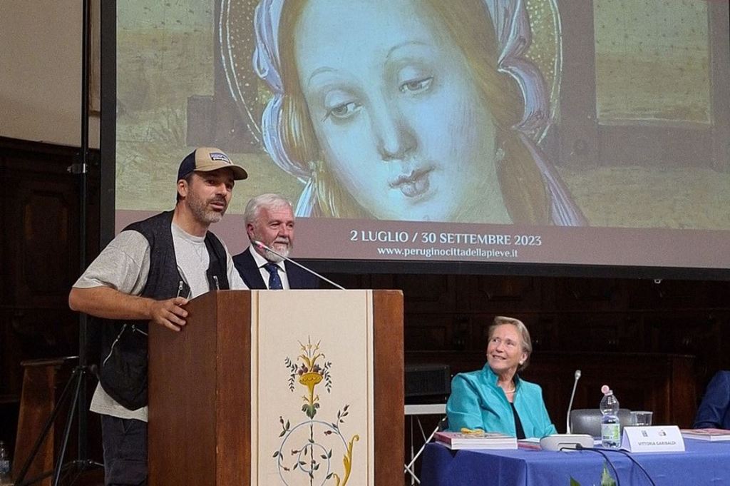 mostra Perugino Luca Argentero testimonial