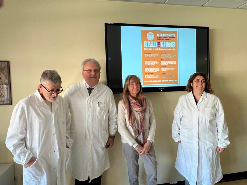 Violenza contro le donne, campagna del Soroptimist per riconoscere il nascere della violenza