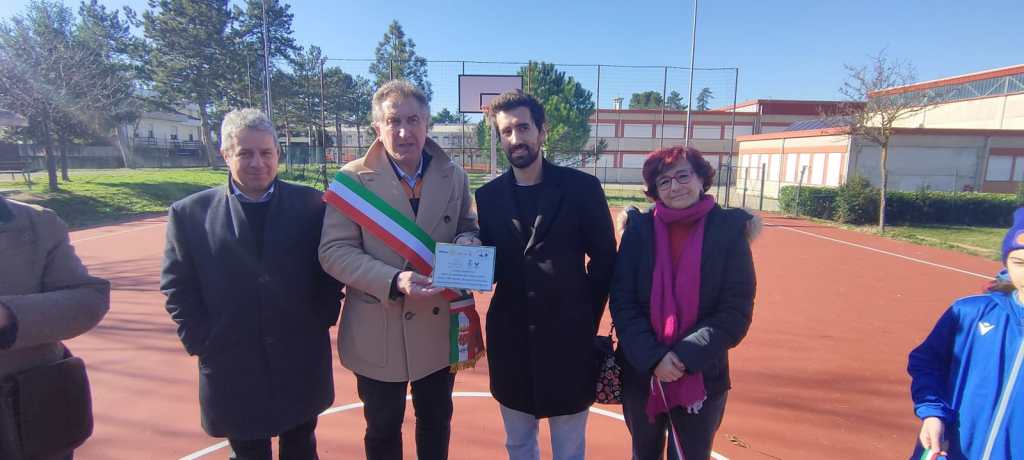 Spoleto, inaugurato il campo di basket di Passo Parenzi | Foto