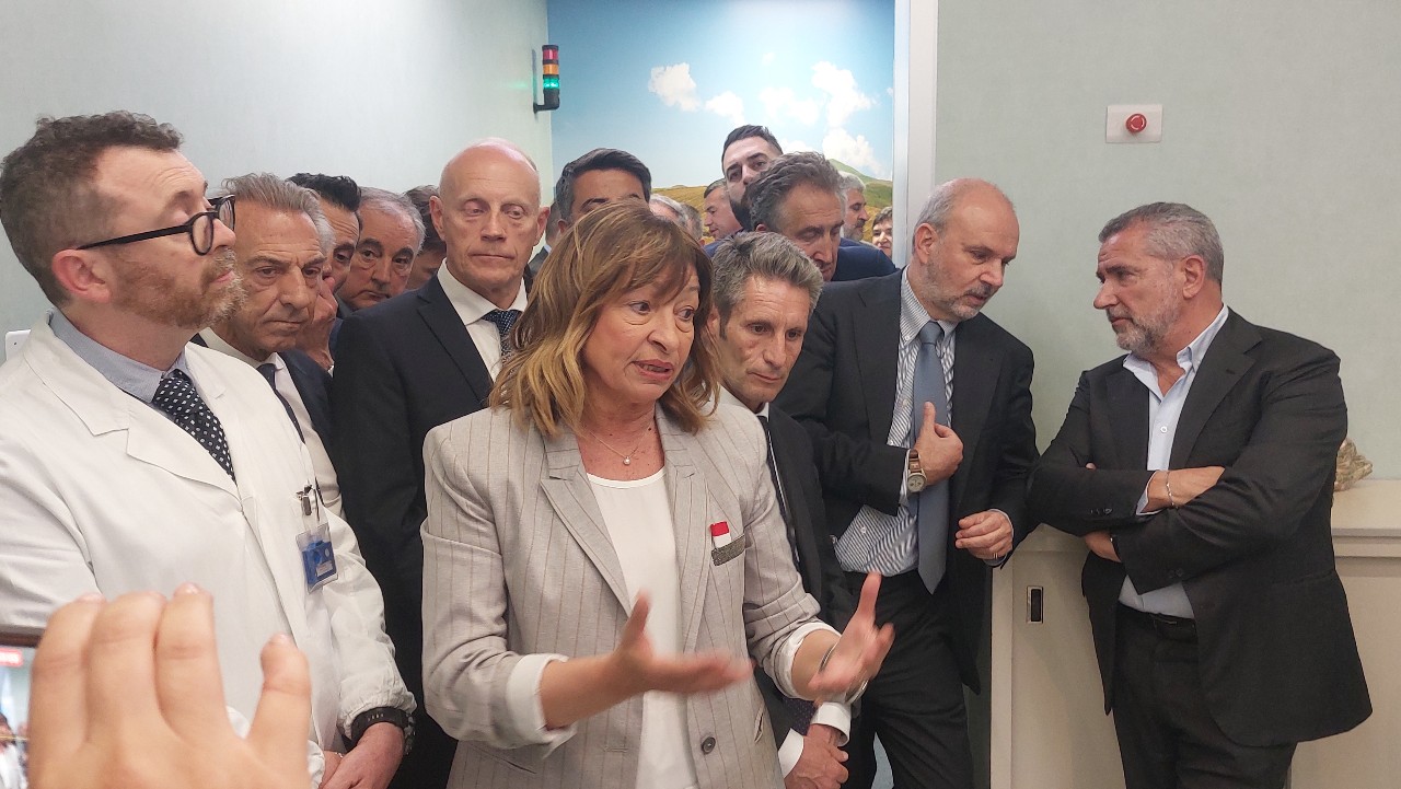 ministro schillaci ospedale spoleto tesei zaffini