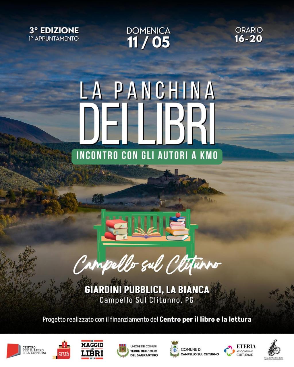 La Panchina dei Libri, domenica incontro con gli autori a km0