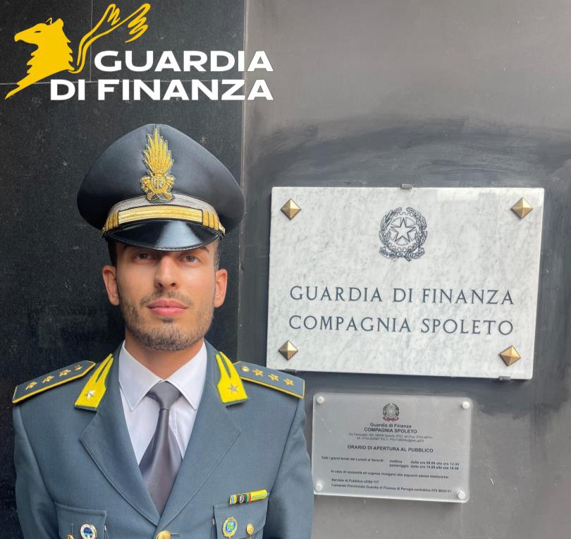 Finanza Spoleto, cambio al vertice: arriva il capitano Stornaiuolo