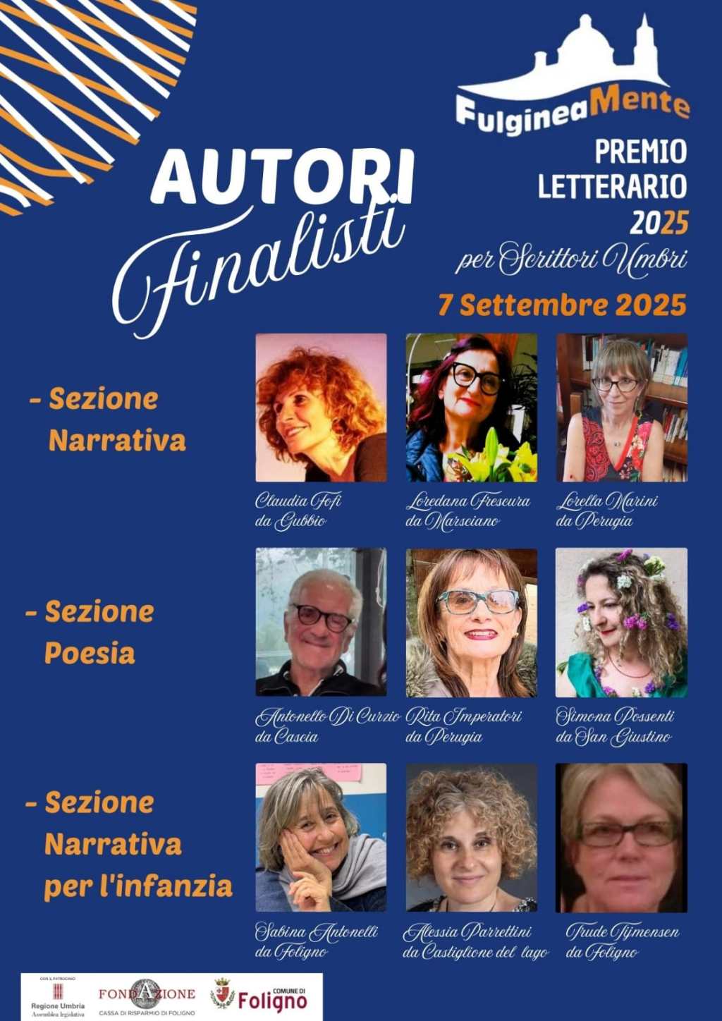 Premio FulgineaMente per scrittori umbri 2025: ecco i finalisti