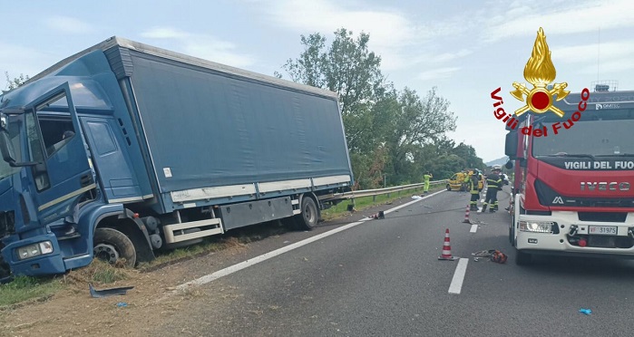 Bimba morta sulla E45, conducente camion indagato per omicidio stradale
