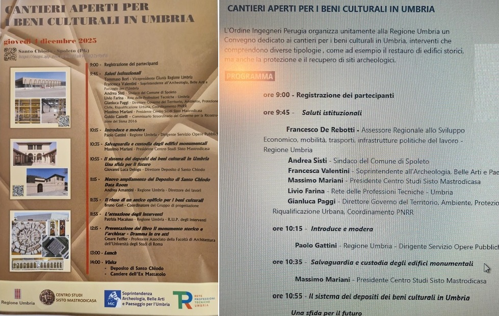 Count down per Deposito ed Ex Mattatojo Spoleto Foto | Domani Convegno, Agabiti (FdI) “restituite alla comunità”